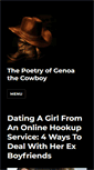Mobile Screenshot of cowboypoetrygenoa.com